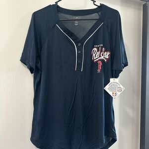 NWT Women's Red Sox Jersey Tee